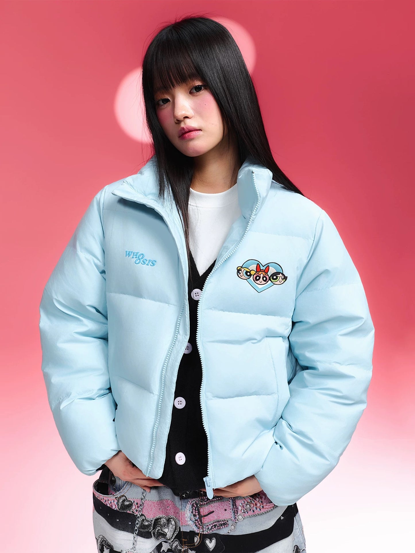 【飛天小女警2.0聯名】WHOOSIS 短款羽絨衣