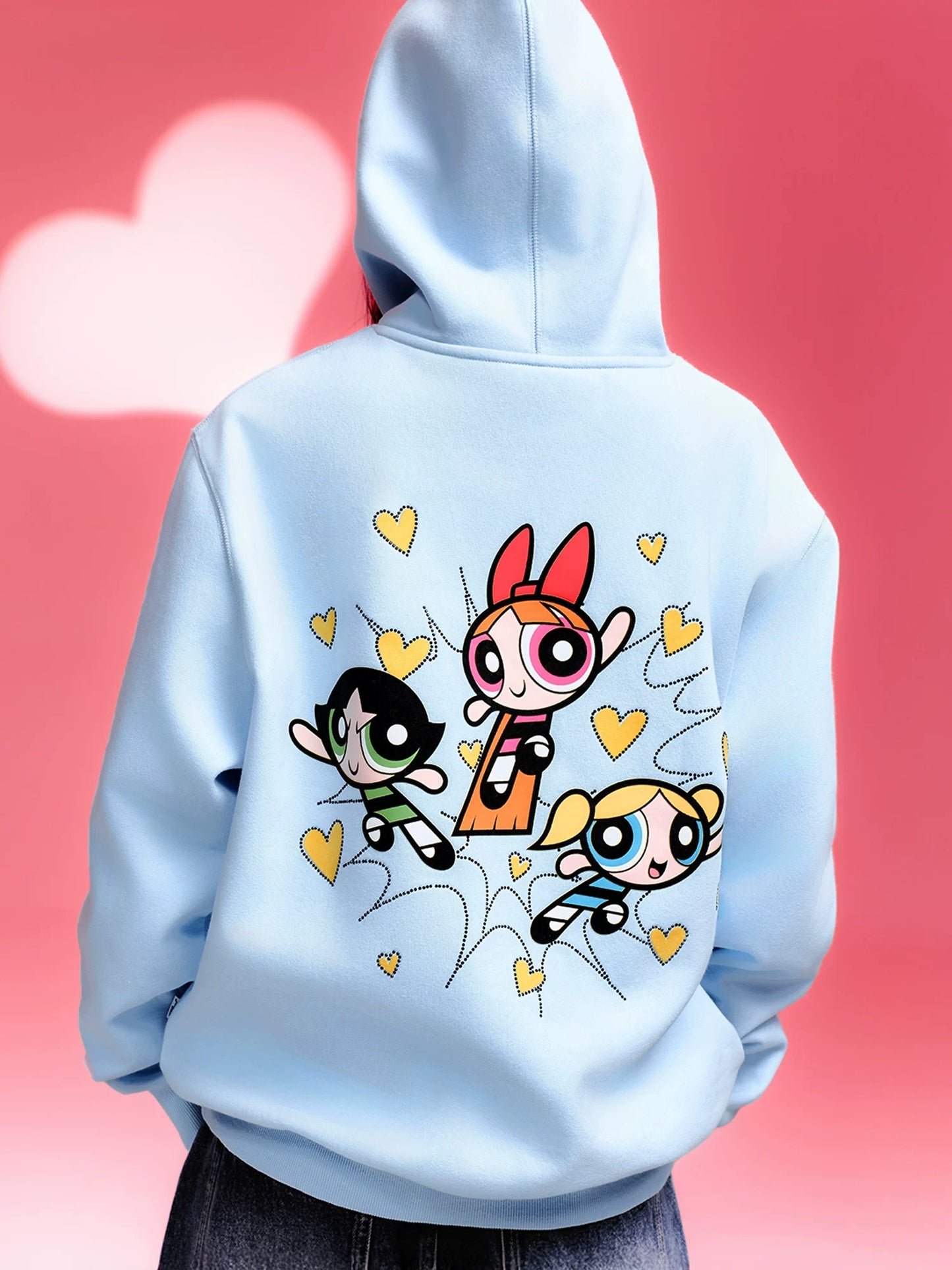 【飛天小女警2.0聯名】WHOOSIS 人物燙鑽小女警帽T