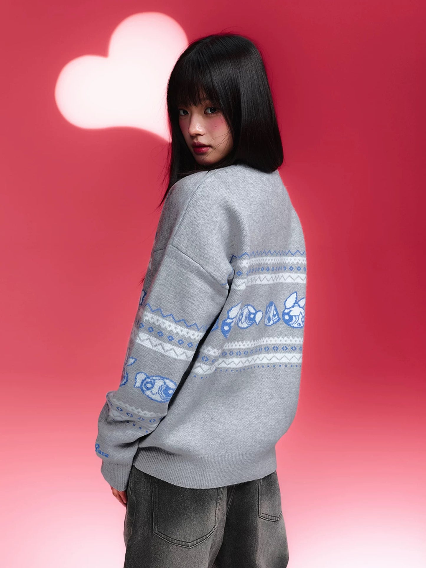 【飛天小女警2.0聯名】WHOOSIS Fair Isle sweater