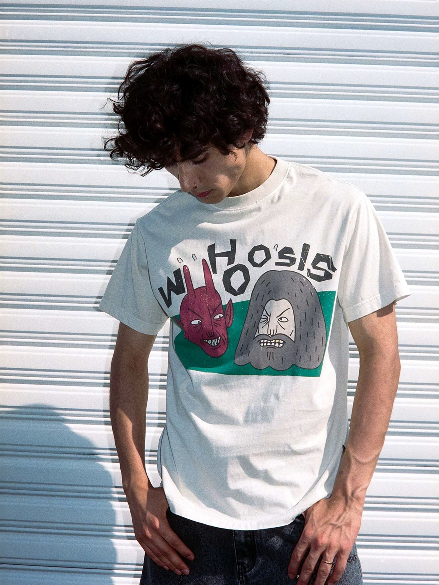 WHOOSIS 惡魔對話水洗短袖