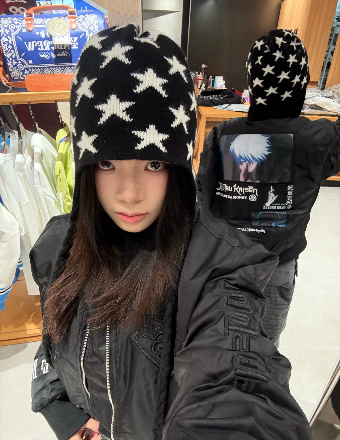 咒術迴戰聯名|五條悟貼布 MA-1 棒球夾克 《涉谷事變》
