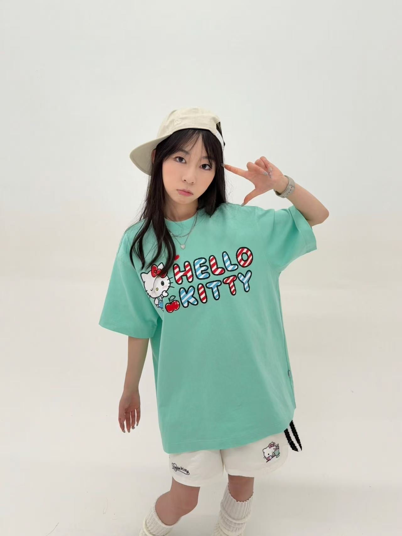 Hello Kitty字母短Tee