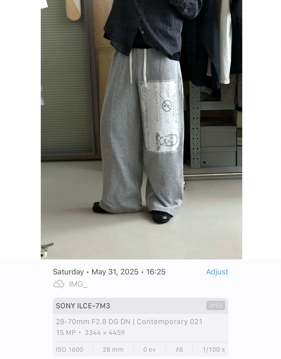 Devon enza 美國殺人犯ID 印花棉褲