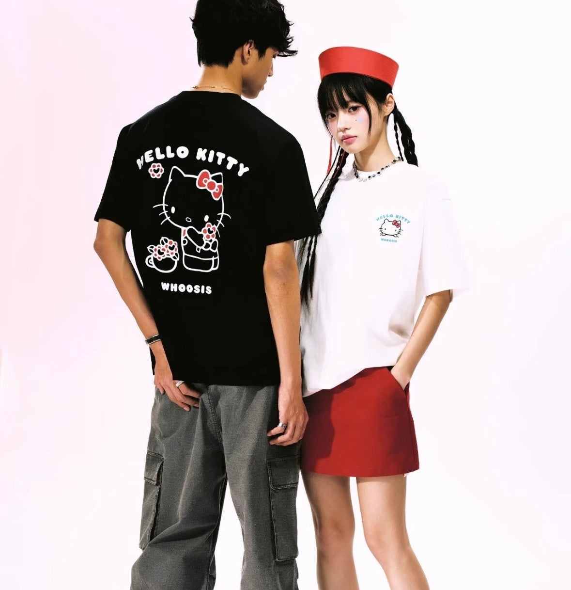 HELLO KITTY × WHOOSIS 插花日常Tee
