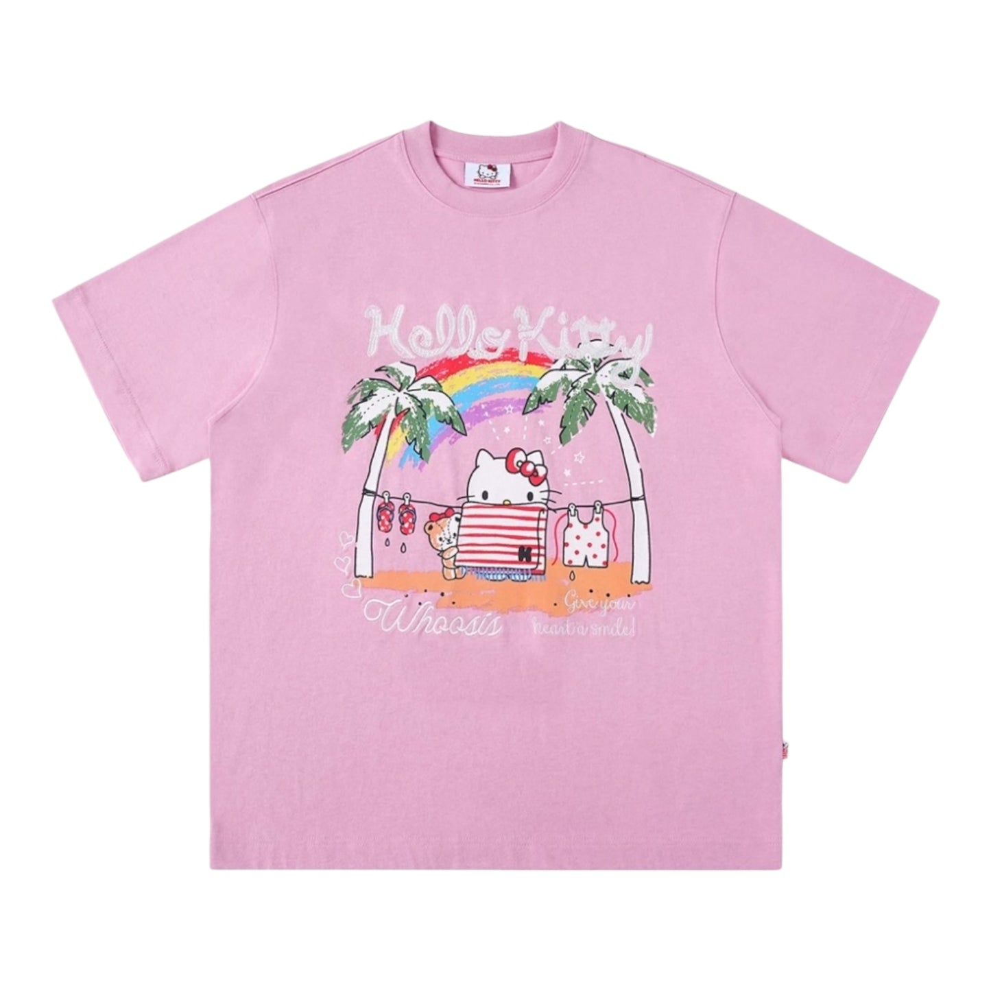HELLO KITTY × WHOOSIS 夏日彩虹Tee