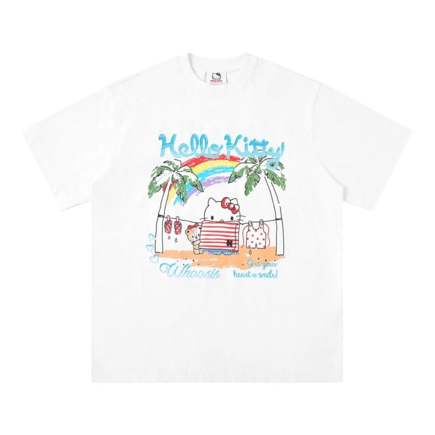 HELLO KITTY × WHOOSIS 夏日彩虹Tee