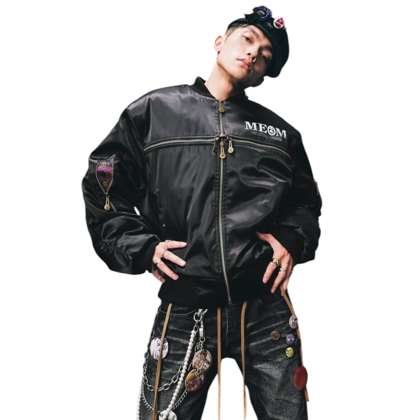 MEDM x JOJO 布加拉提十字拉鍊夾克