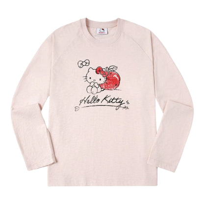 【HELLO KITTY官方聯名】蘋果kitty薄長袖