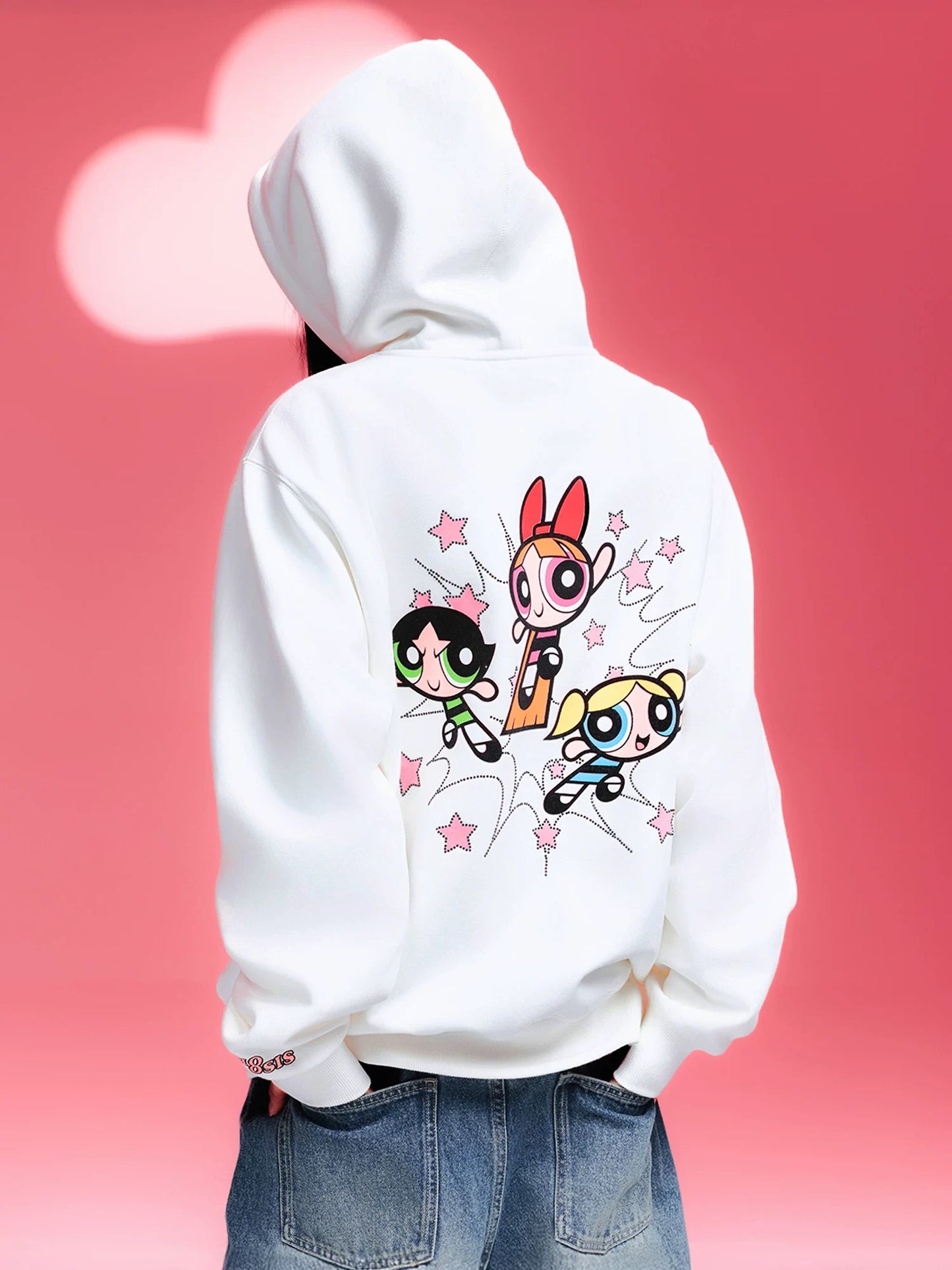 【飛天小女警2.0聯名】WHOOSIS 人物燙鑽小女警帽T