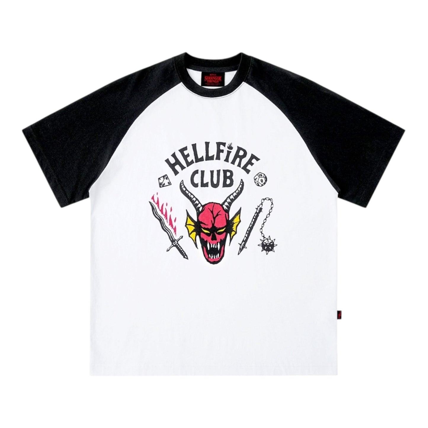 【怪奇物語聯名】地獄火俱樂部Hellfire Club插肩短袖（常規/女款）