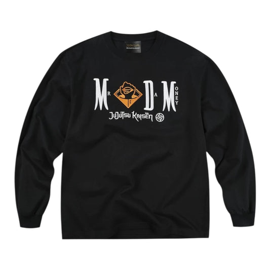 MEDM×咒術迴戰聯名-黑白人物字母刺繡經典長袖