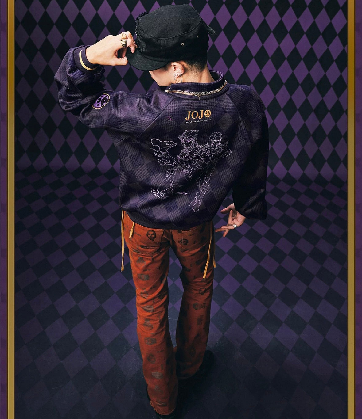 MEDM X JOJO 格紋刺繡外套