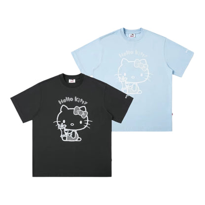 【HELLO KITTY官方聯名】 網點印刷短袖