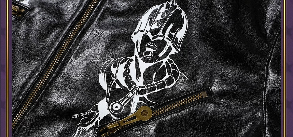 MEDM x JOJO 布加拉提素描皮衣