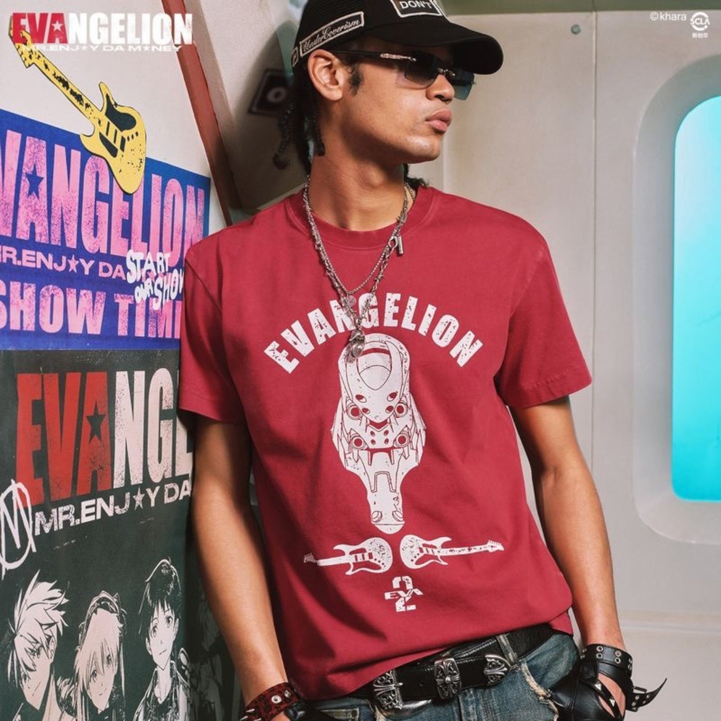 EVA聯名系列 水洗機體短袖