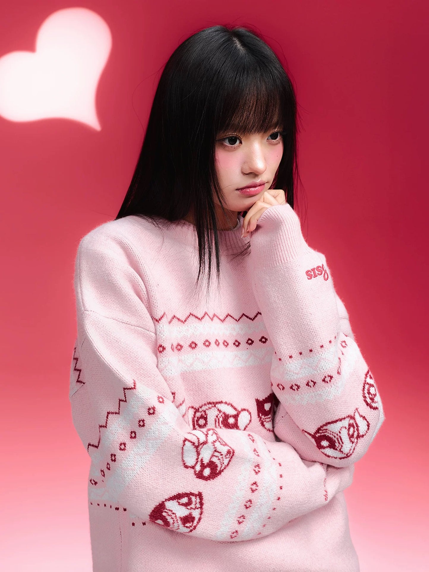 【飛天小女警2.0聯名】WHOOSIS Fair Isle sweater