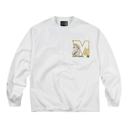 MEDM×咒術迴戰聯名-大M頭像刺繡字母長袖