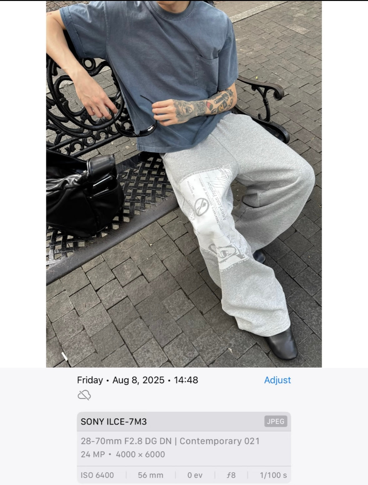 Devon enza 美國殺人犯ID 印花棉褲
