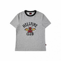 【怪奇物語官方聯名】地獄火俱樂Hellfire Club拼色短袖（常規/女款）