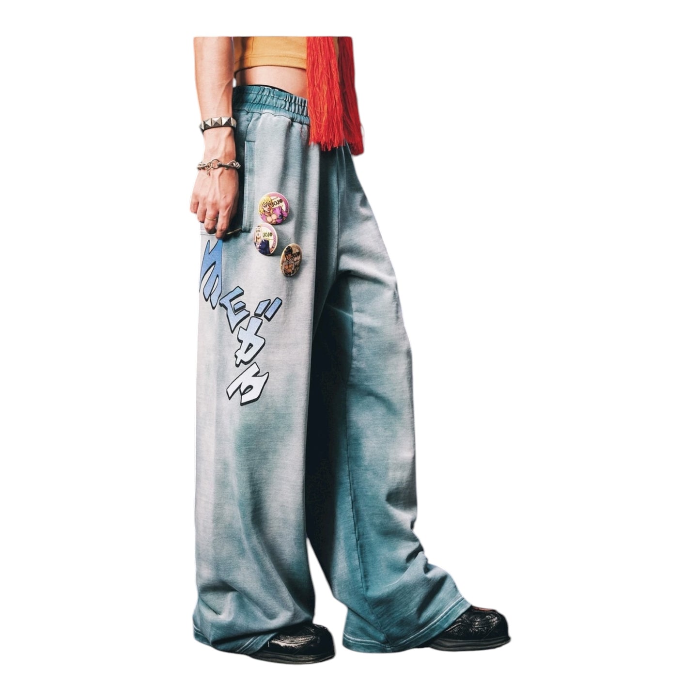 MEDM x JOJO 做舊鬆弛感棉褲