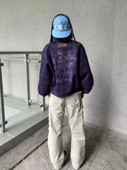 MEDM X JOJO 格紋刺繡外套