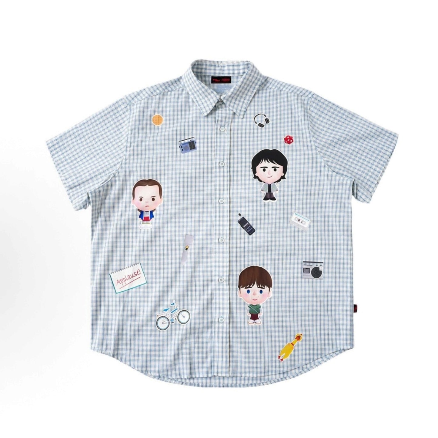 【怪奇物語聯名】人物貼紙造型襯衫👔