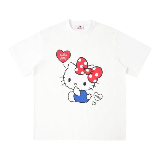 Hello Kitty 大蝴蝶大圖短Tee