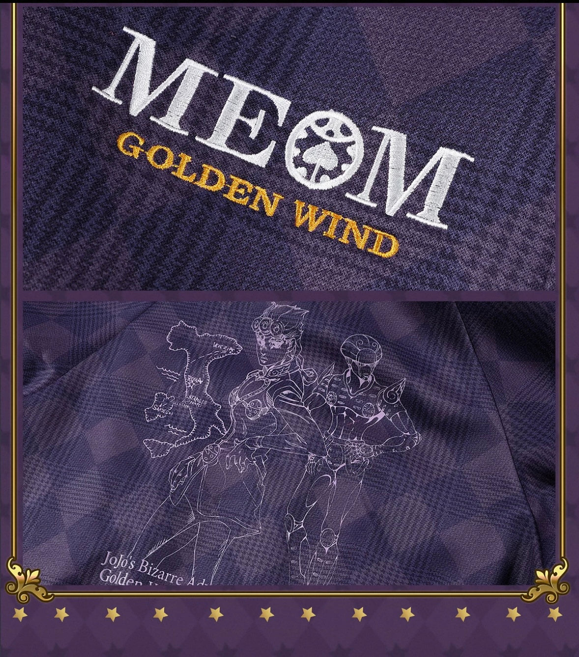 MEDM X JOJO 格紋刺繡外套