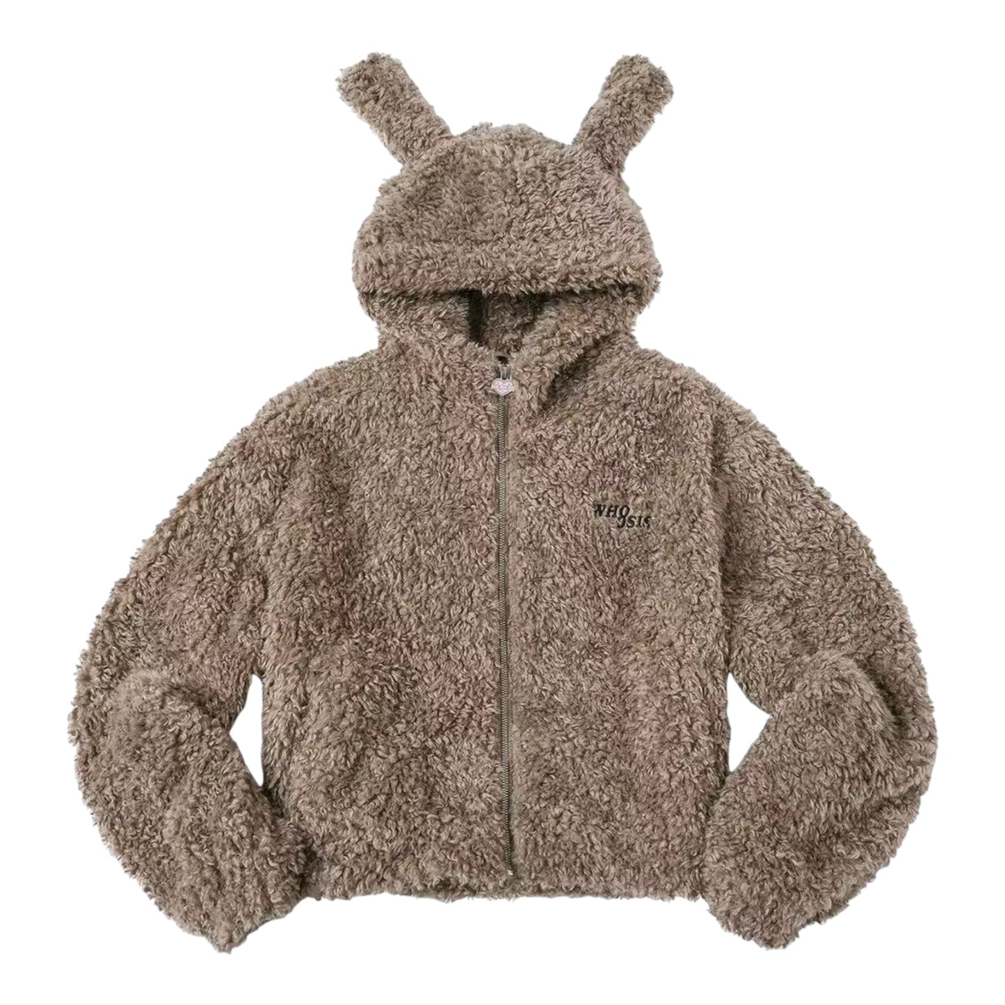 【飛天小女警2.0聯名】WHOOSIS 兔耳羔羊絨毛外套