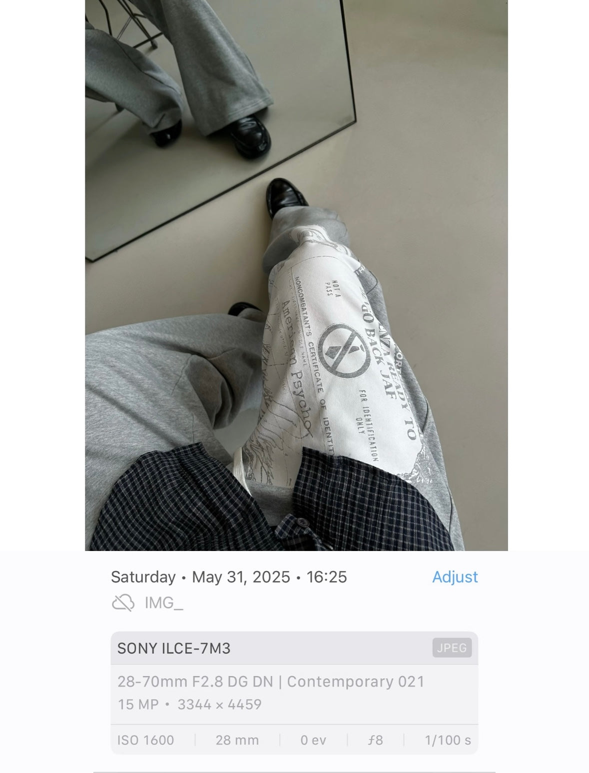 Devon enza 美國殺人犯ID 印花棉褲