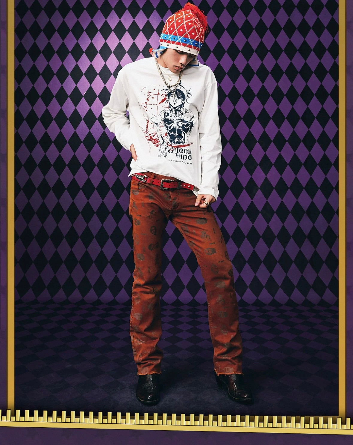 MEDM x JOJO 紅藍替身基礎長袖