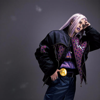 MEDM x JOJO 布加拉提十字拉鍊夾克