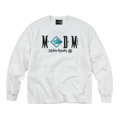 MEDM×咒術迴戰聯名-黑白人物字母刺繡經典長袖
