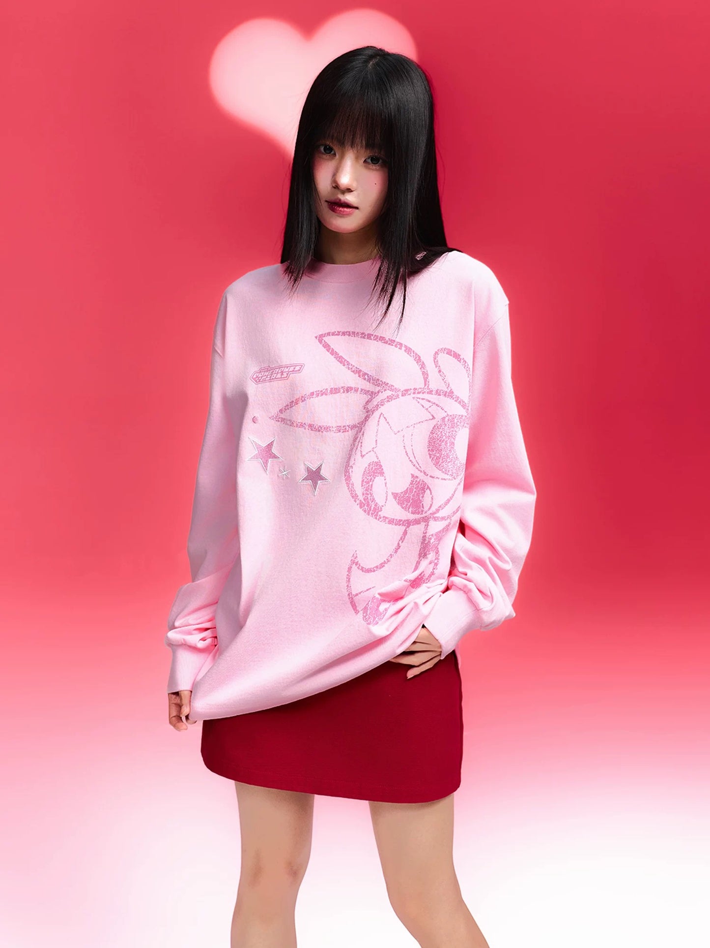 【飛天小女警2.0聯名】 WHOOSIS 角色長袖T恤