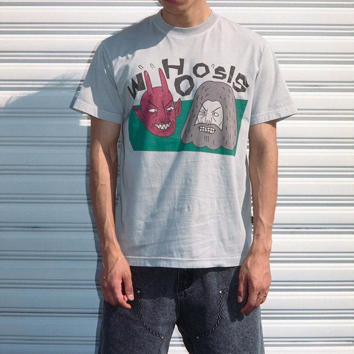 WHOOSIS 惡魔對話水洗短袖
