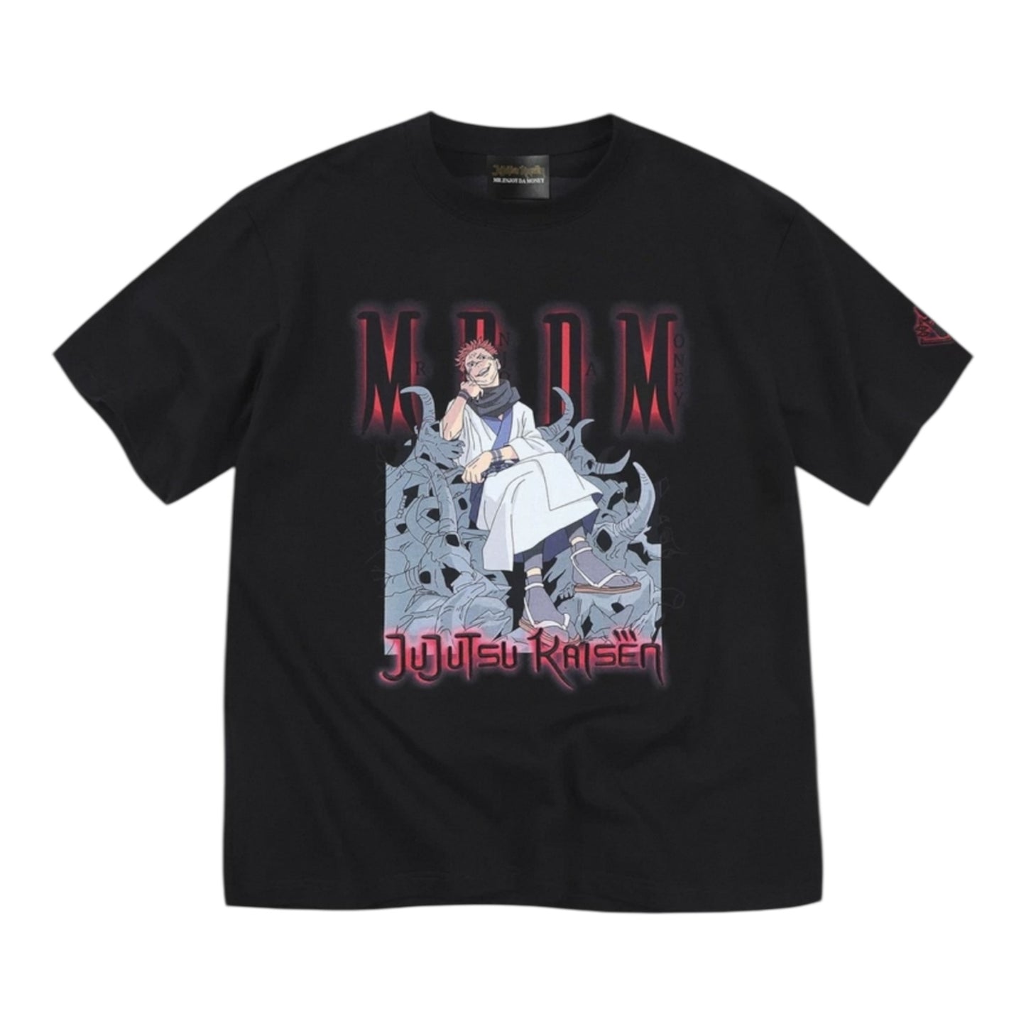 兩面宿儺印花短袖 T-shirt