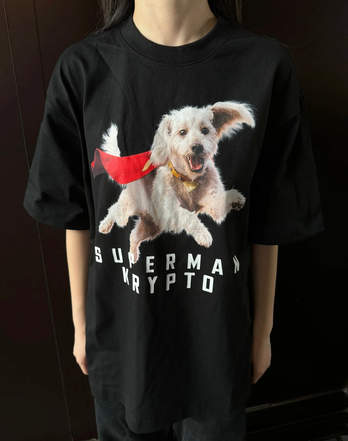 SUPERMAN 聯名｜披風寵物犬短袖