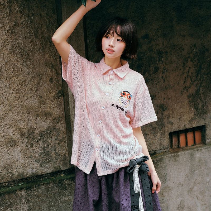 MEDM xYUY 清新短袖襯衫