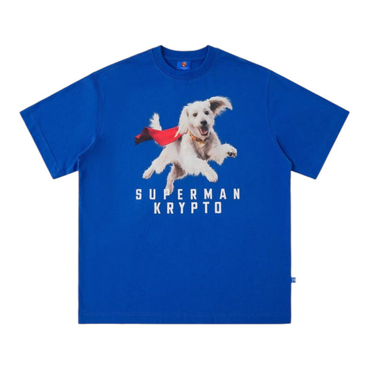 SUPERMAN 聯名｜披風寵物犬短袖