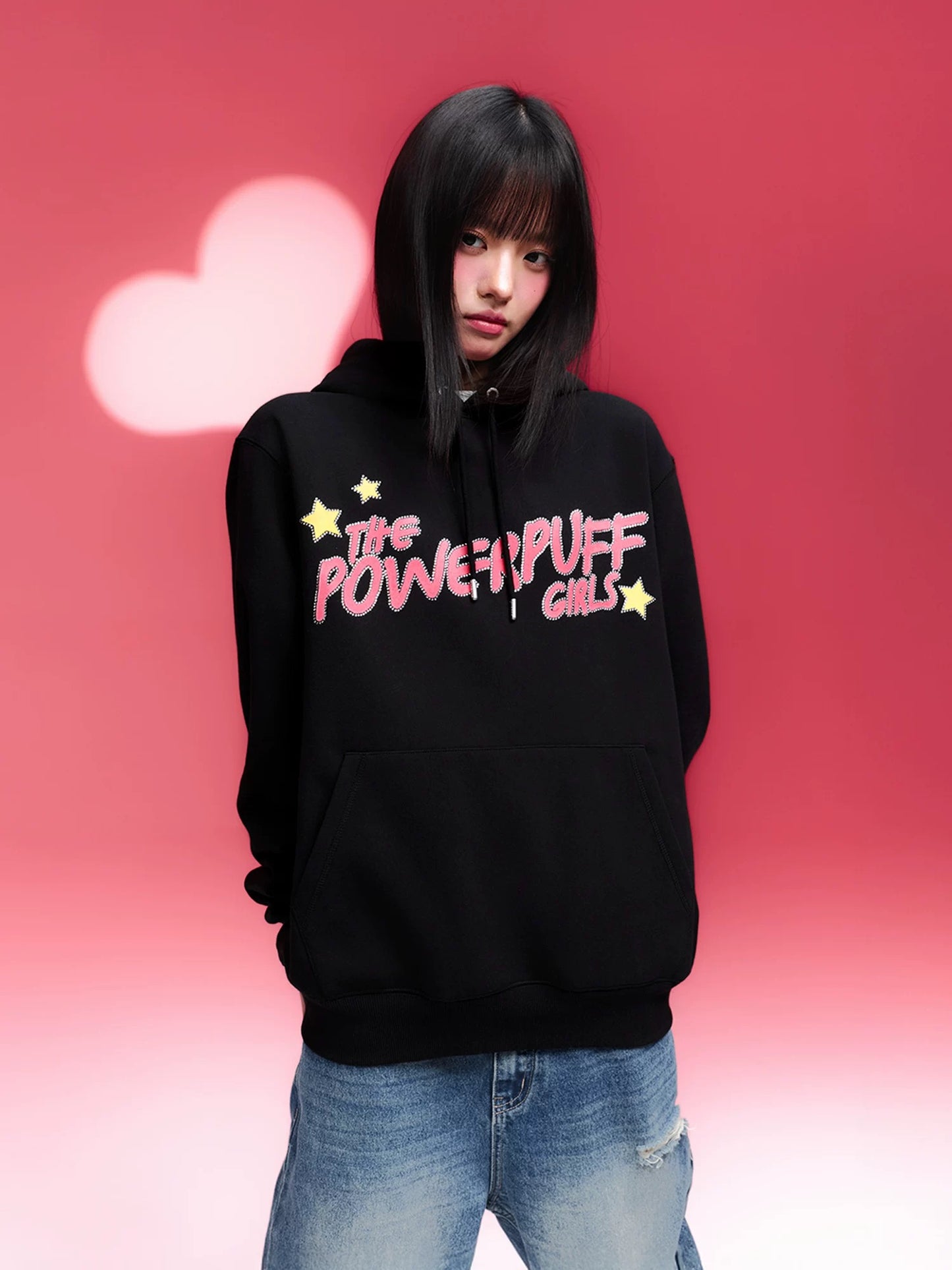 【飛天小女警2.0聯名】WHOOSIS 人物燙鑽小女警帽T