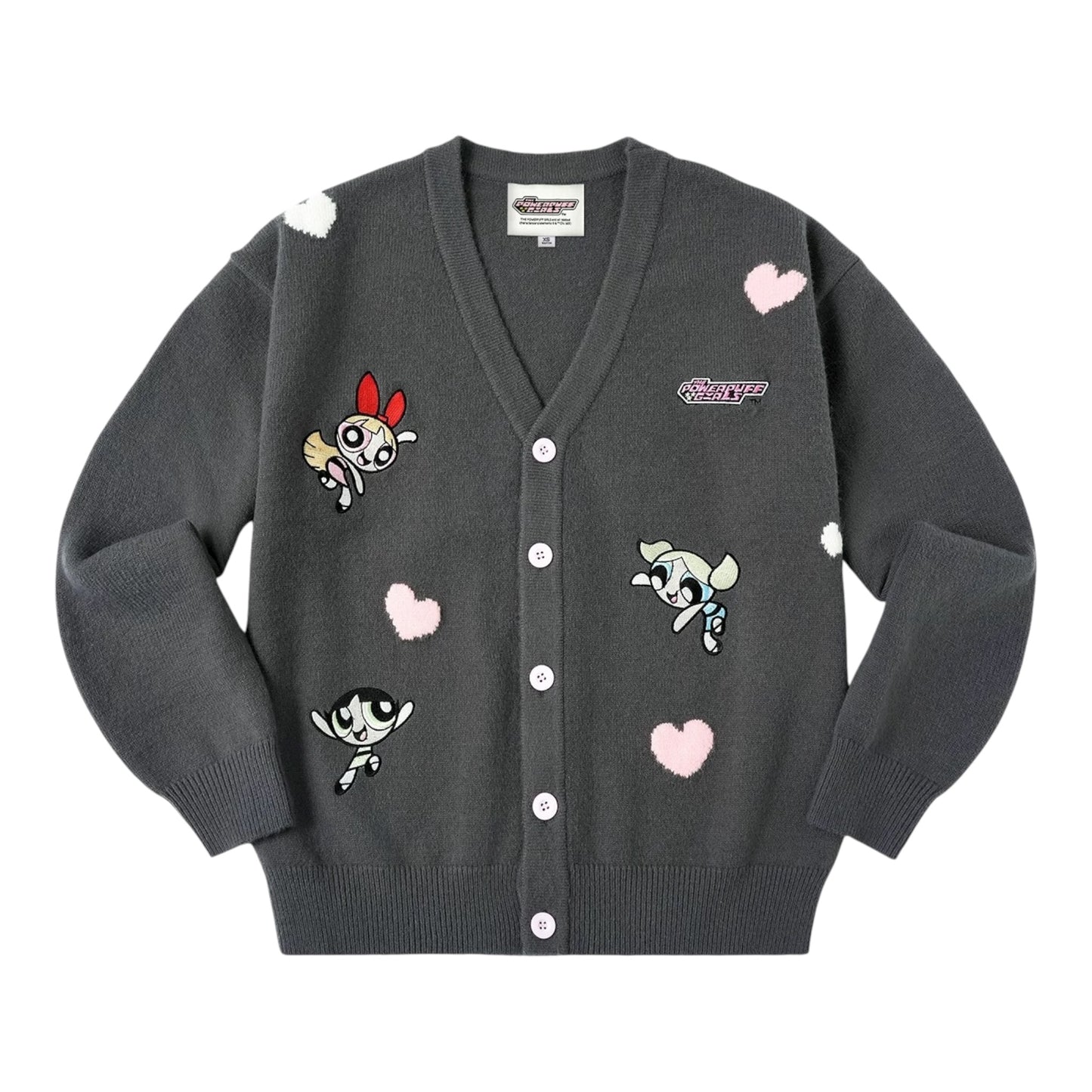 【飛天小女警2.0聯名】WHOOSIS 刺繡開衫毛衣