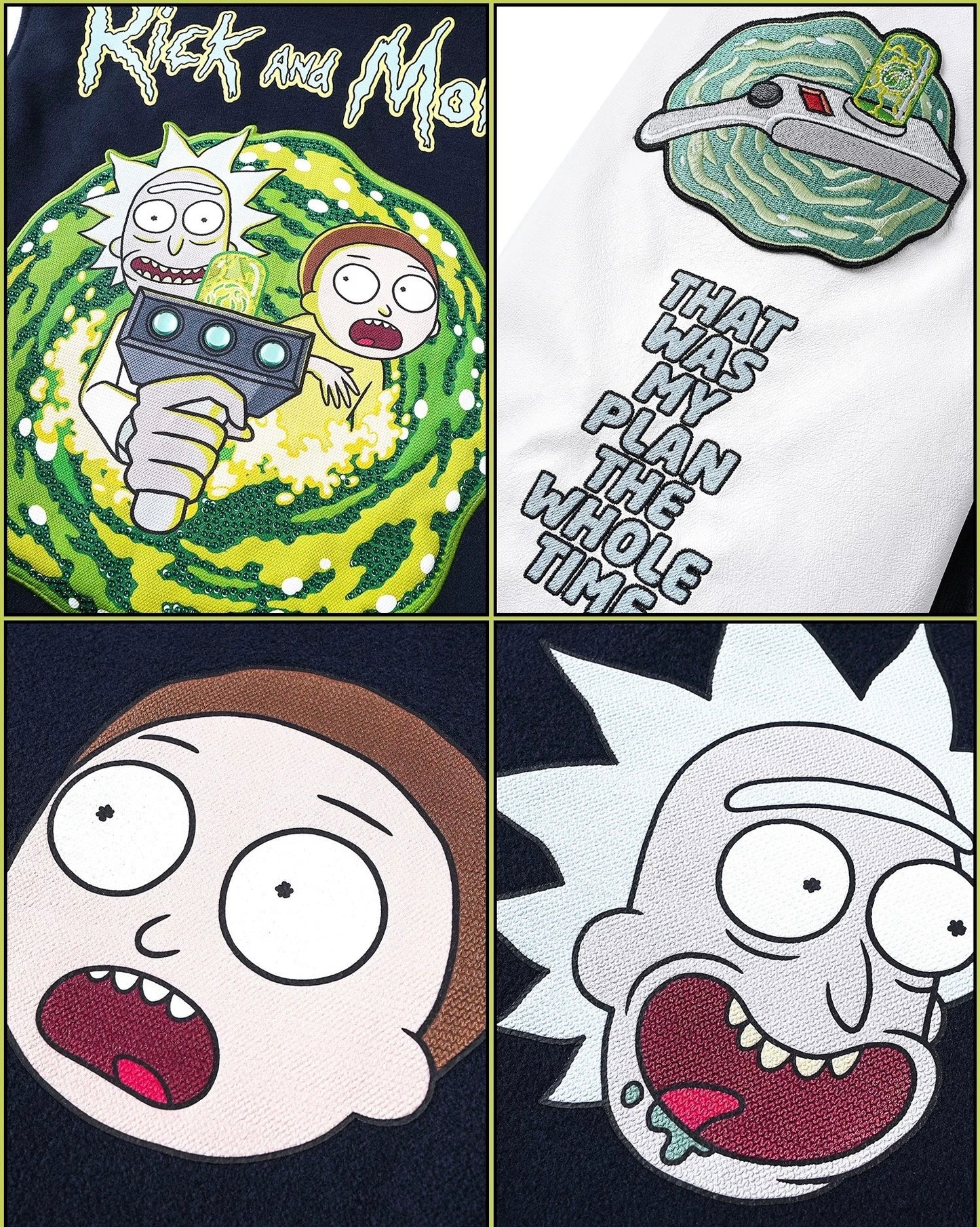 【Rick and Morty官方聯名】WHOOSIS 傳送門棒球外套