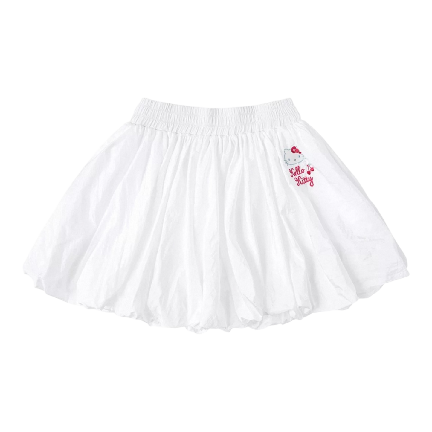 【HELLO KITTY官方聯名】花苞短裙春夏A字裙