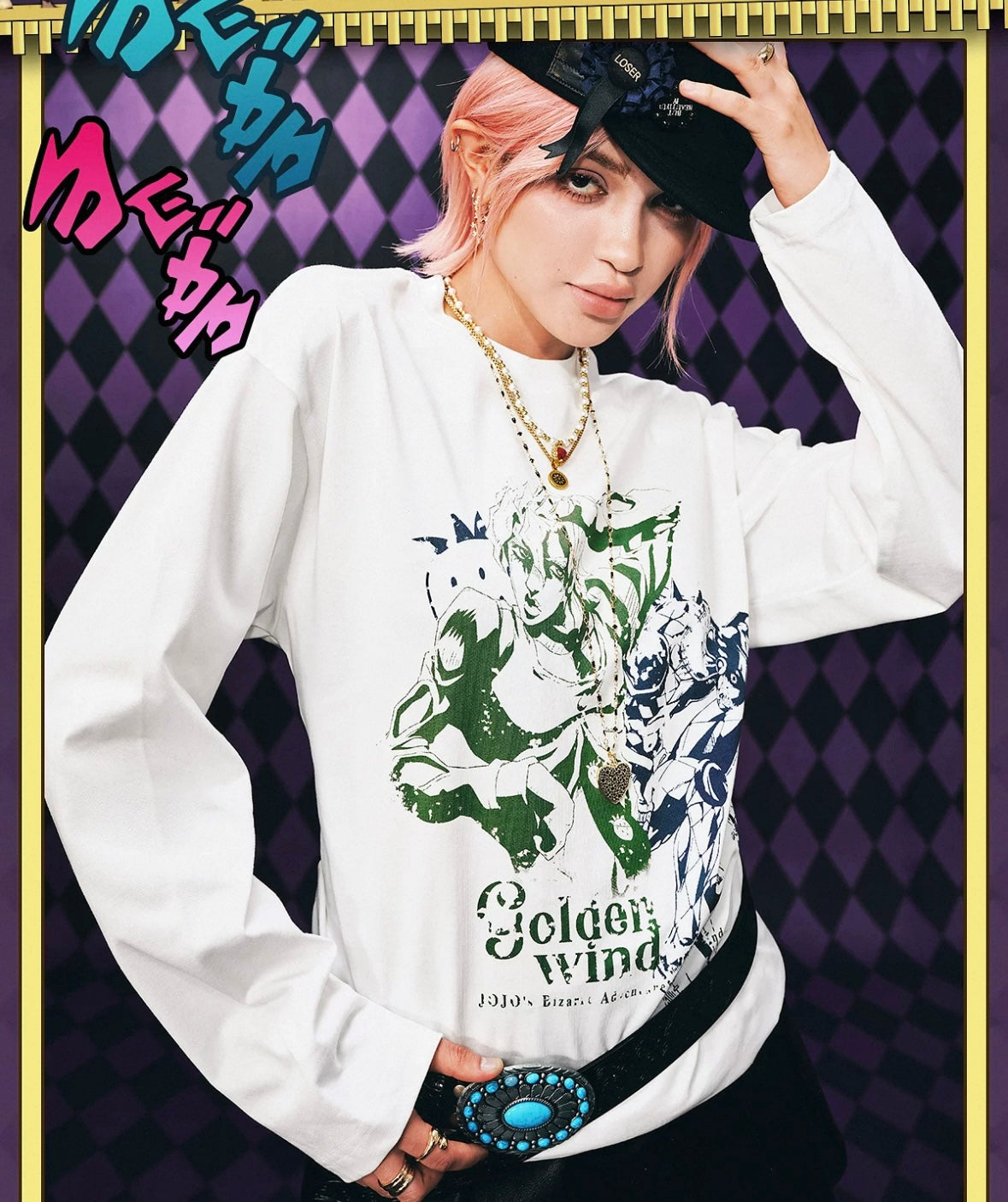 MEDM x JOJO 紅藍替身基礎長袖