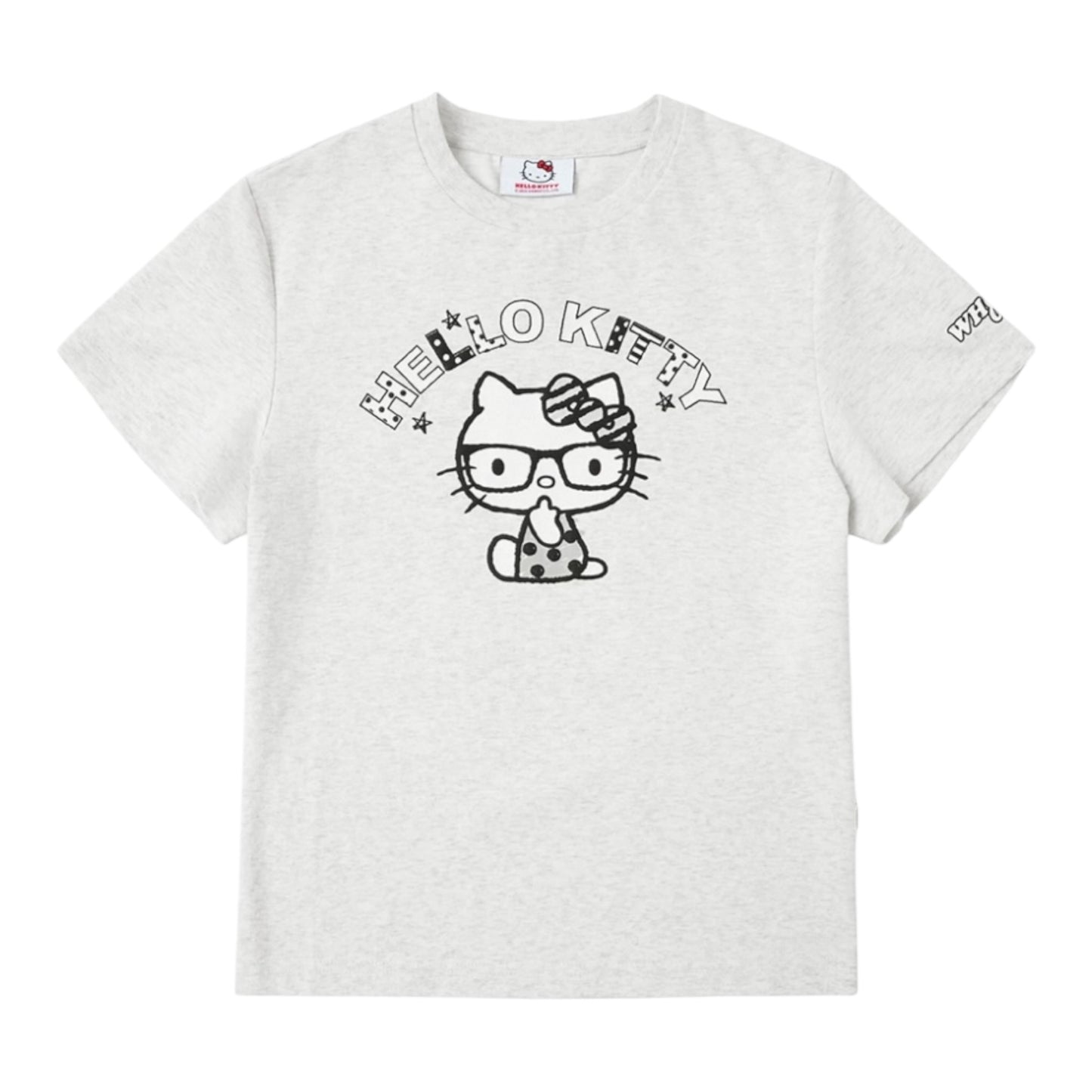 【HELLO KITTY官方聯名】 波點印花女版短袖