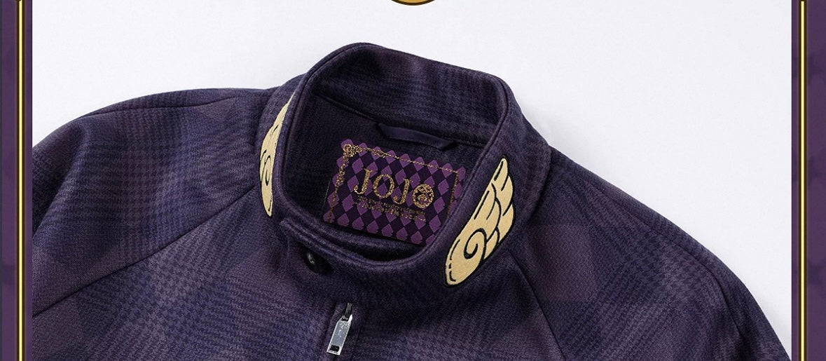 MEDM X JOJO 格紋刺繡外套