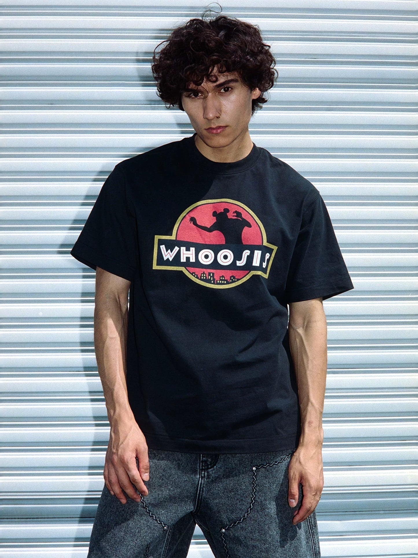 WHOOSIS 影子侏羅紀翻玩短袖