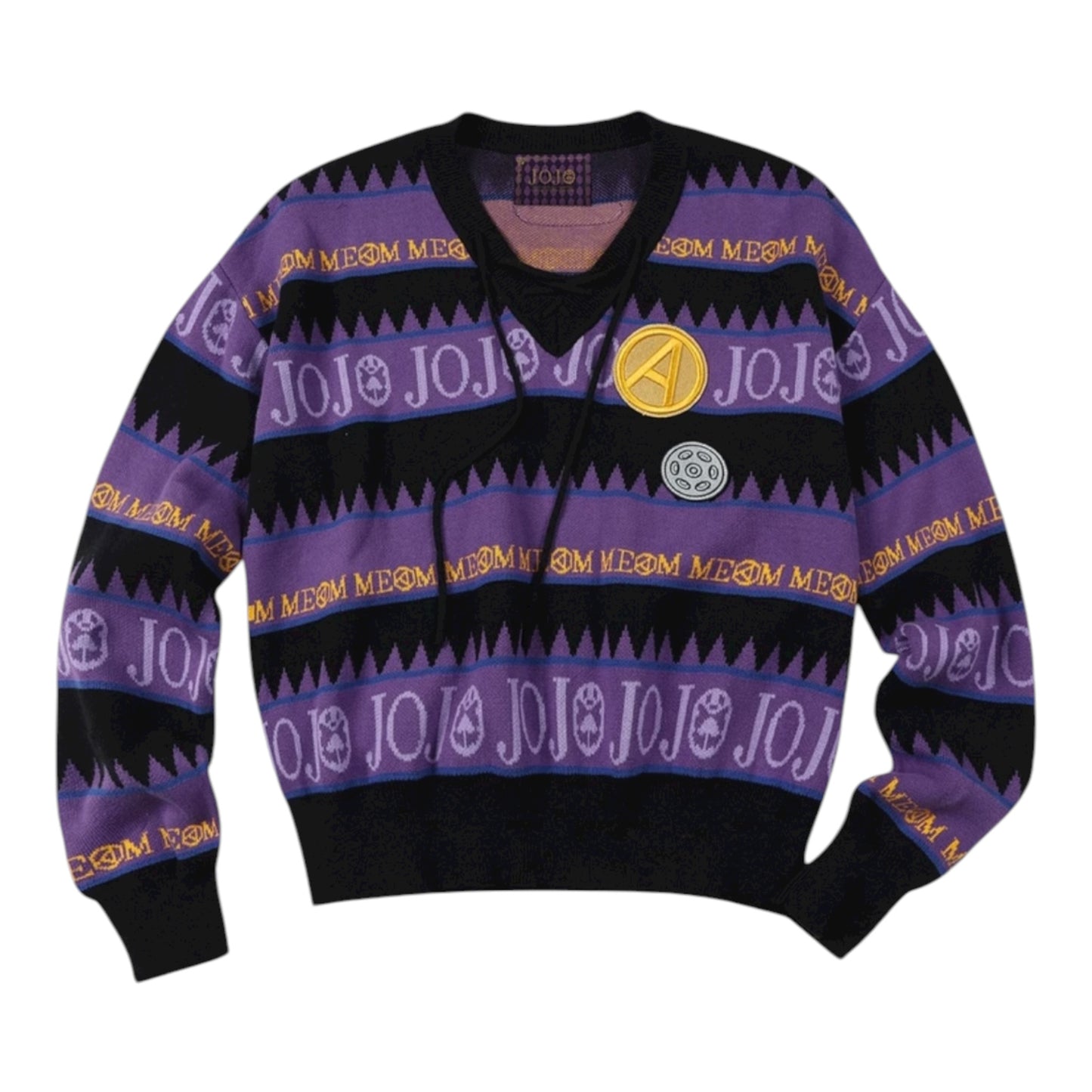 MEDM X JOJO 阿帕基字母刺繡毛衣
