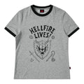【怪奇物語官方聯名】Hellfire-Lives黑灰短袖（常規/女款）