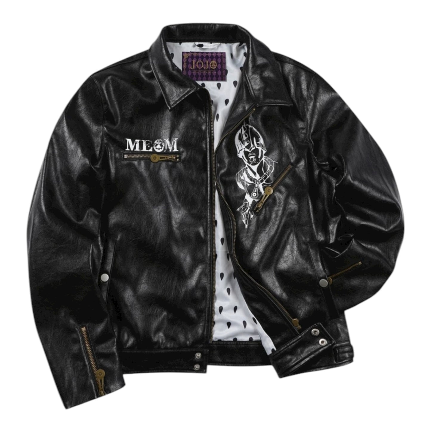 MEDM x JOJO 布加拉提素描皮衣